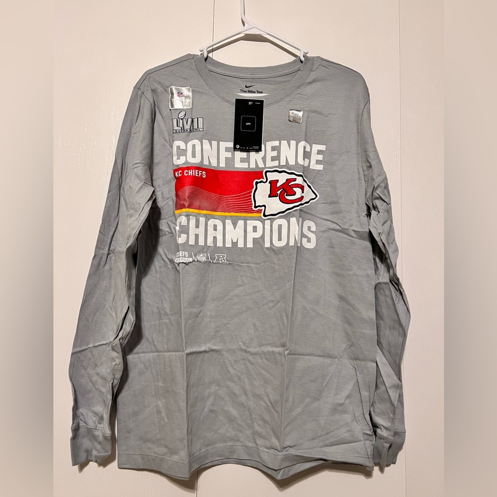 Kansas City Chiefs Nike Long-Sleeve T-shirt, grey
